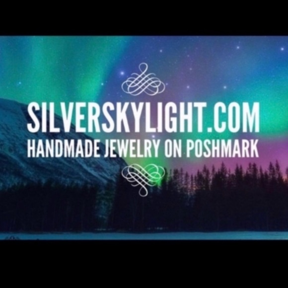 Handmade maille adjustable choker necklace rainbow austrian crystal star charm - Picture 9 of 9